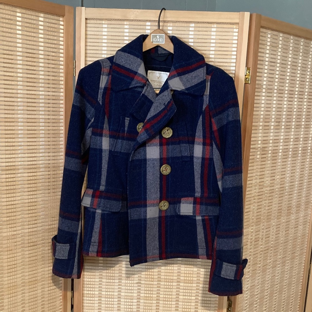 Vintage American Eagle peacoat